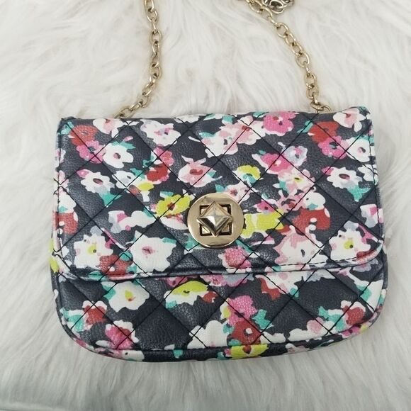 Floral crossbody bag with chain strap - Picture 11 of 13